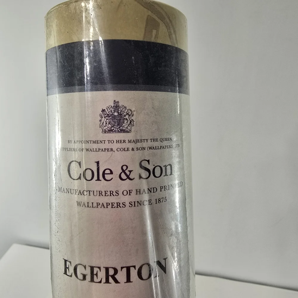 Cole & Son Wallpaper Anthropologie Single Roll Egerton Pattern 63/8052 Batch BB1